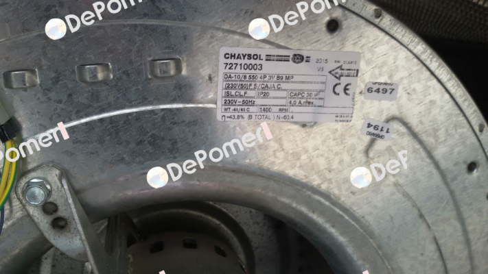72710003 / DA-10/8 550 4P 3V B9 MP Chaysol