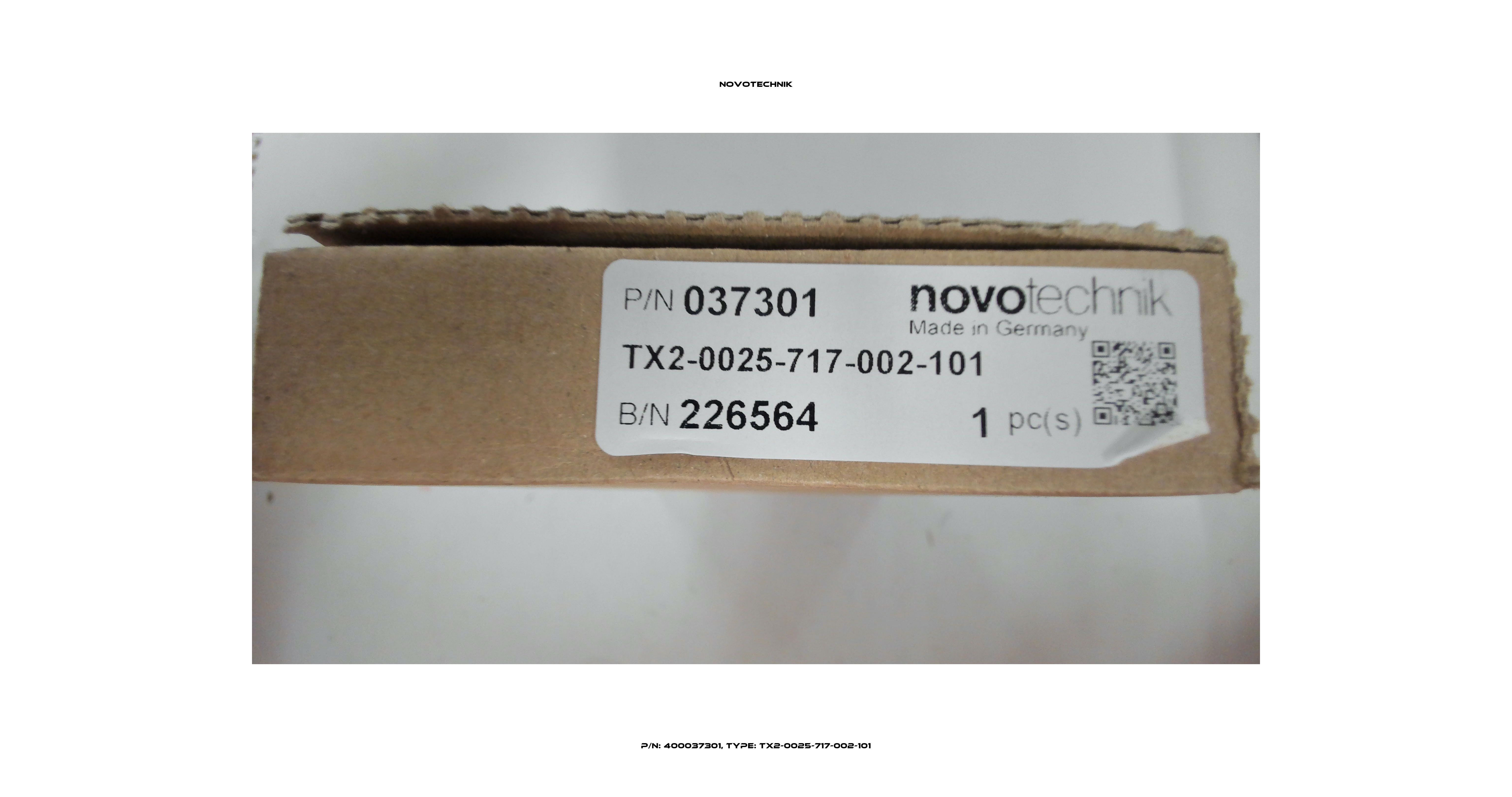 P/N: 400037301, Type: TX2-0025-717-002-101 Novotechnik