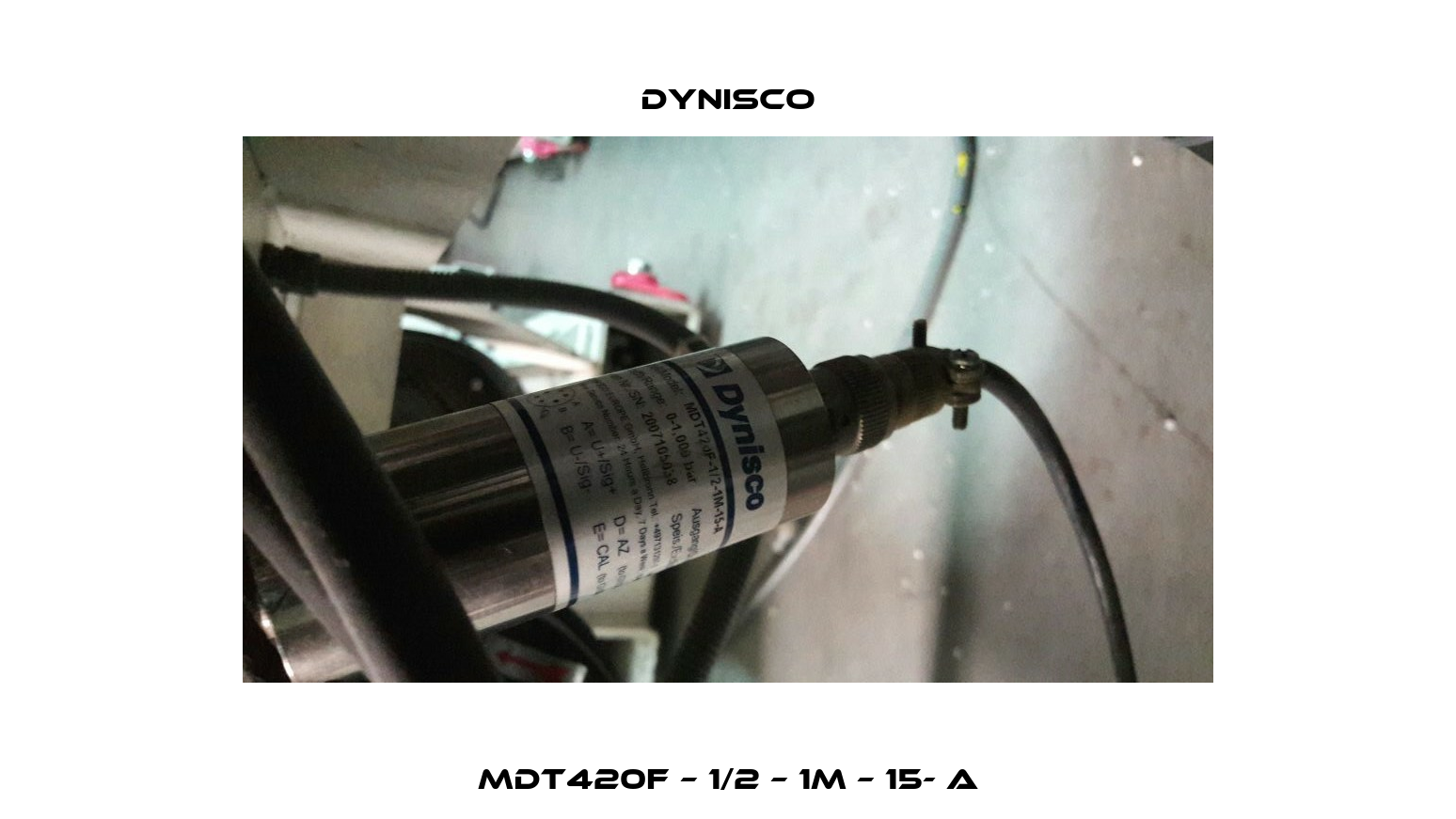 MDT420F – 1/2 – 1M – 15- A Dynisco