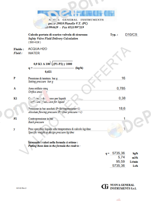 020098486 / D10/CS Nuova General Instruments