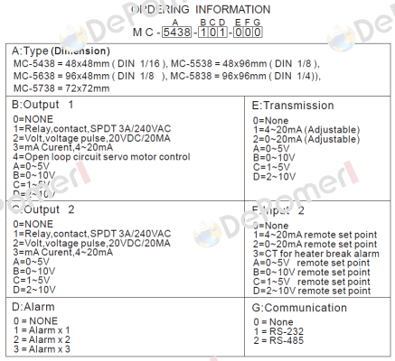 MC5438-211-000 Maxthermo