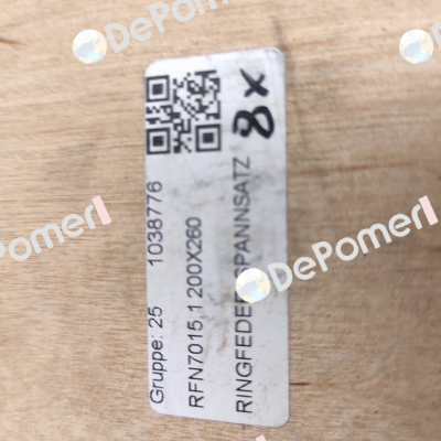RFN 7015.1 Ø 200X260 Ringfeder