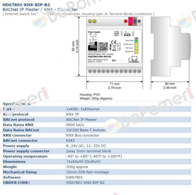 HD67801-KNX-BIP-B2 ADFweb