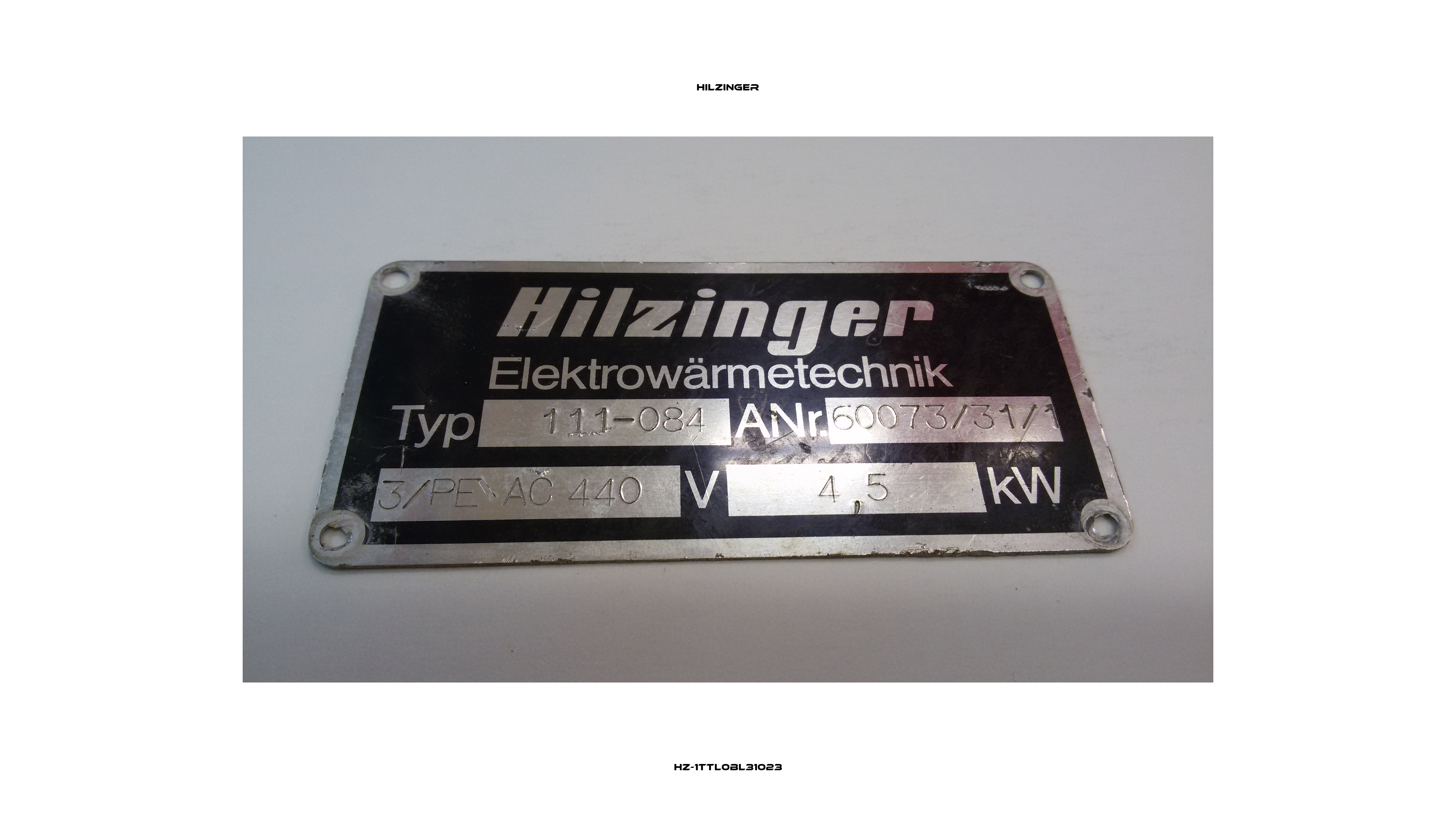 HZ-1TTL0BL31023 Hilzinger