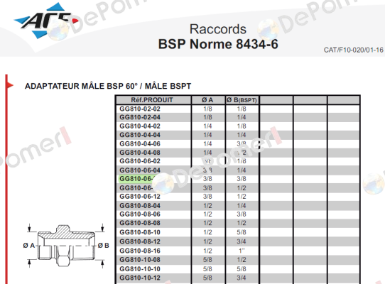GG810-06-06 Aeroquip