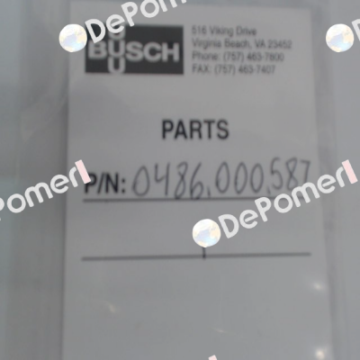 0486.000.587 Busch