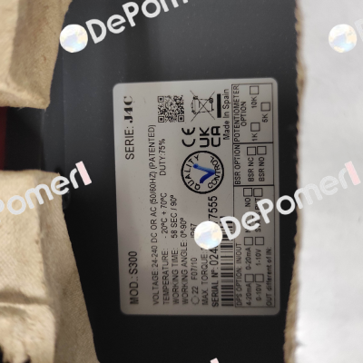 P/N: S4C000609, Type: J4C-S300 F07/F10 J+J Automation