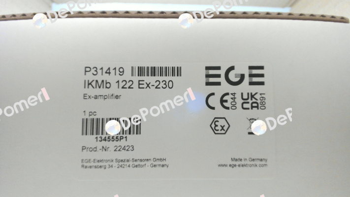 p/n: P31419, Type: IKMb 122 Ex-230 Ege