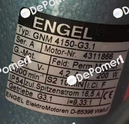 GNM 4150-G.3.1,S/N 4311866)  Engel Motor