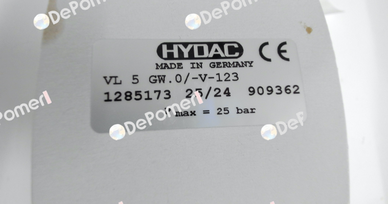 1285173 / VL 5 GW.0/-V-123 Hydac