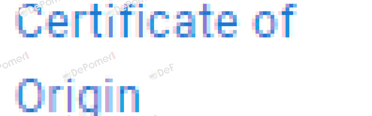 Certificate of Origin End Armaturen