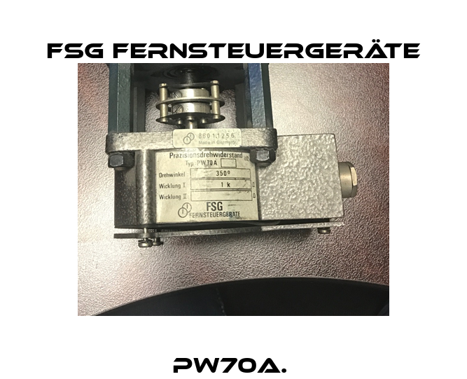 PW70A.  FSG Fernsteuergeräte
