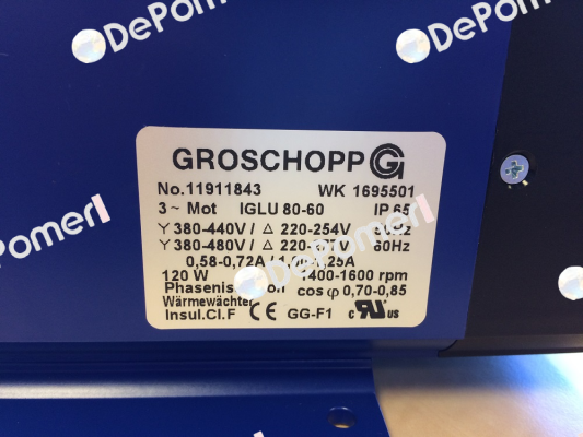 IGLU 80-60 + Typ: Z3 i= 1155:1 Groschopp