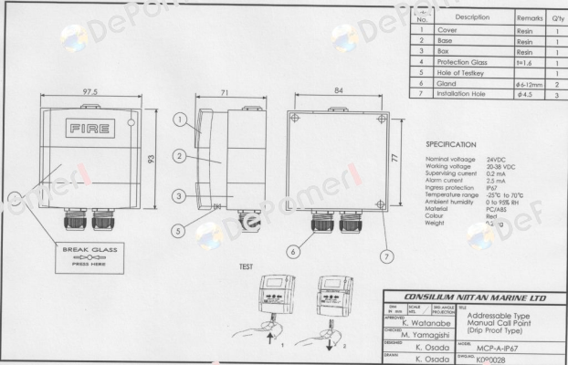 MCP-A IP67  Consilium