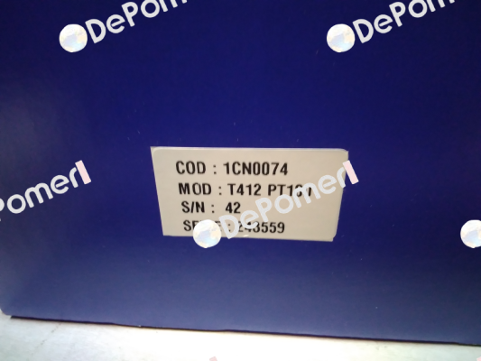 P/N: 1CN0074 Type: T412 Tecsystem