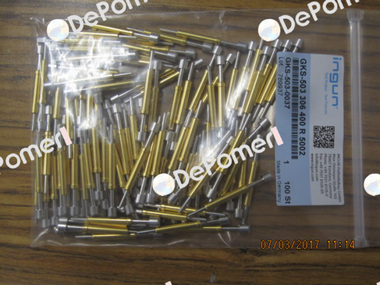 GKS-503 306 400 R 5002 Ingun