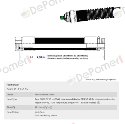 COAX 21/8SS L1 Elaflex