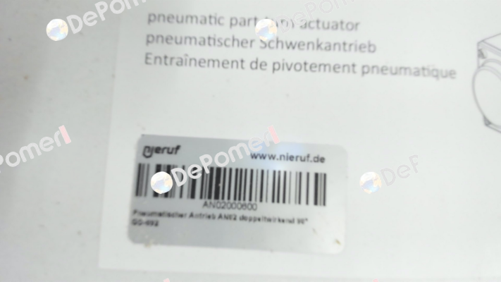 P/N: AN02000600 NIERUF