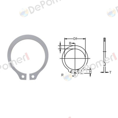 DSH-750 Rotor Clip