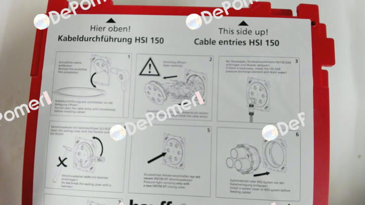 HSI150 1x1 K/100 (3030303428) HAUFF-TECHNIK