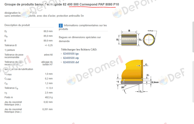 82400500 Permaglide