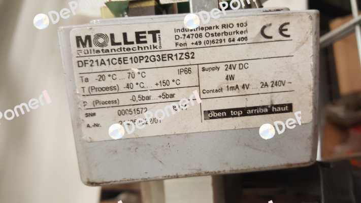 DF21A1C5E10P2G3ER1ZS2 Mollet