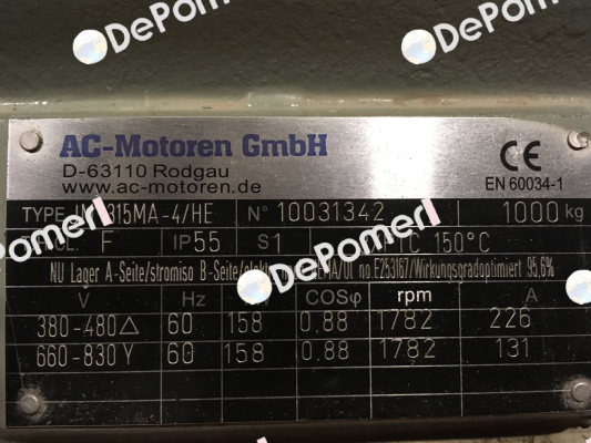 ACM 315 MA-4/PHE AC Motoren