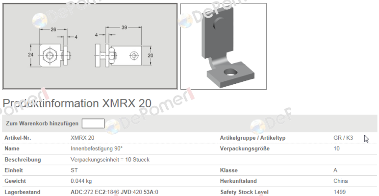 XMRX 20 (1*10)  FlexLink