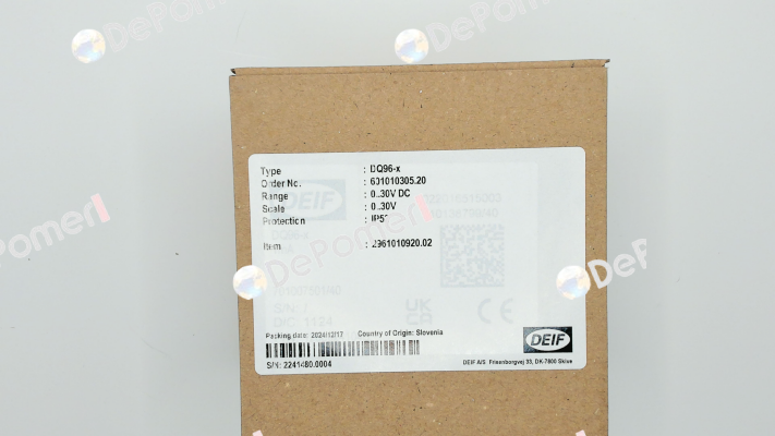 2961010920 03 / DQ96-X Deif