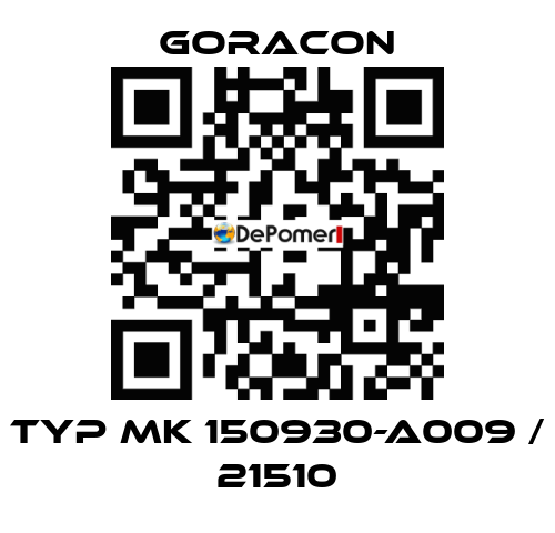 Typ MK 150930-A009 / 21510 GORACON