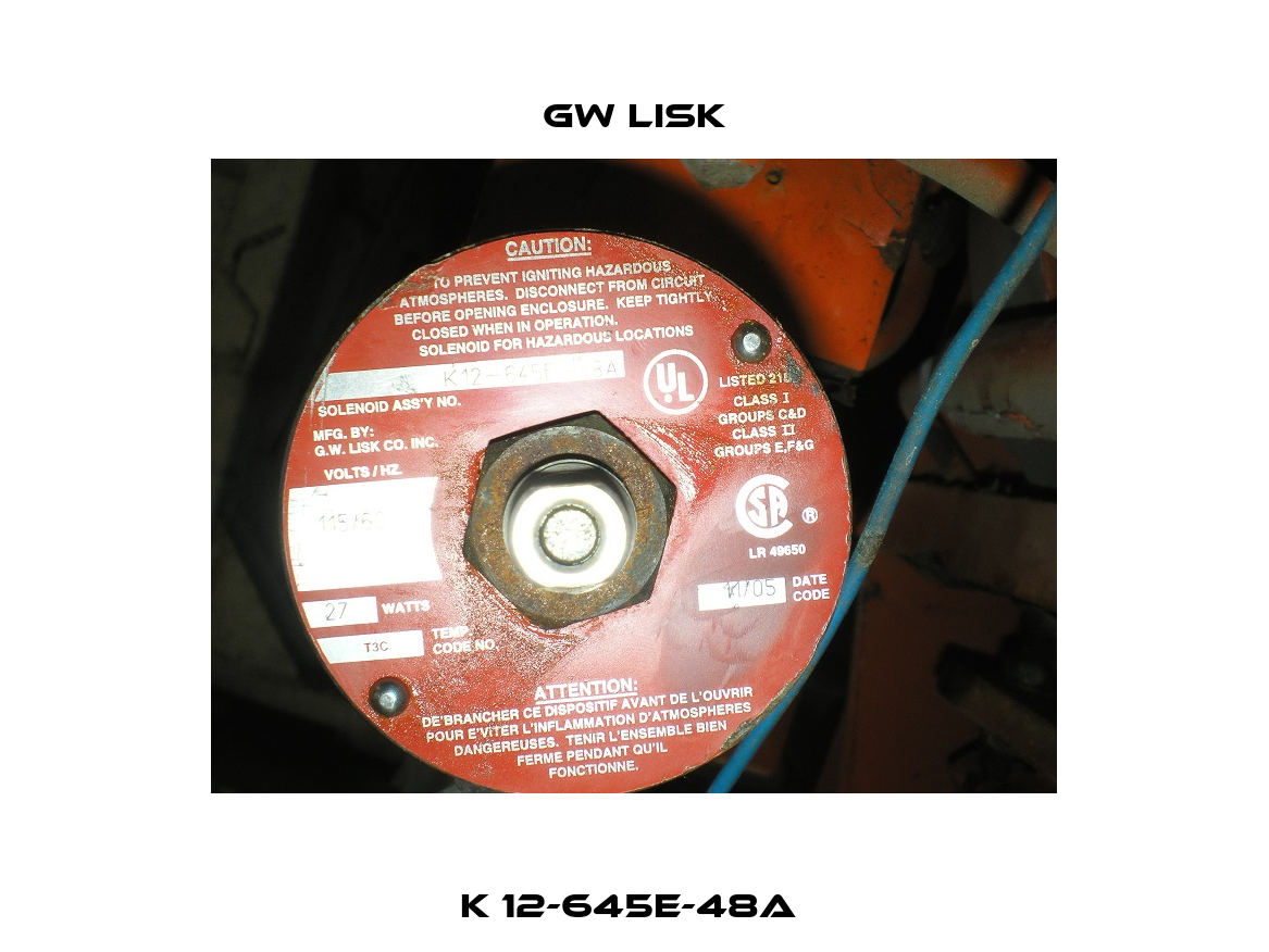 K 12-645E-48A  Gw Lisk