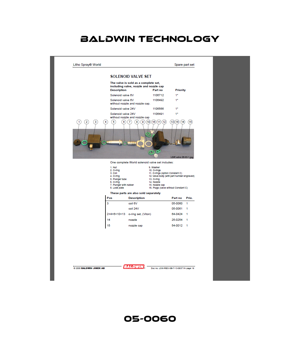 05-0060 Baldwin Technology