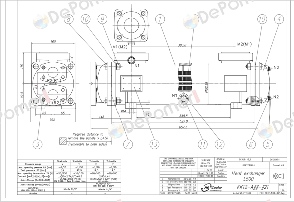 KK12-ACN-121 L500 HS Cooler