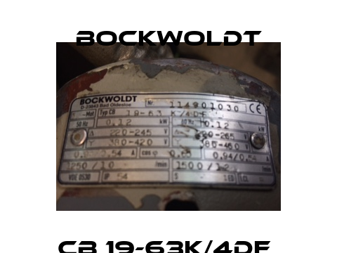 CB 19-63K/4DF  Bockwoldt