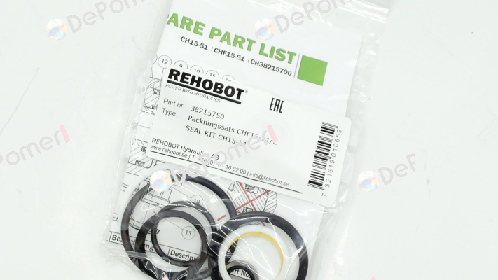 38215750 - seal kit for  CH 38/215700 Rehobot