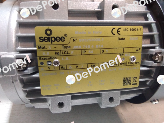 JMK 71B 0.37KW 4P B14 230/400-50 SEIPEE