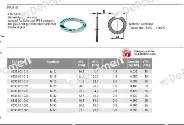 333001025 (1 x 10 pcs.)  Flexa