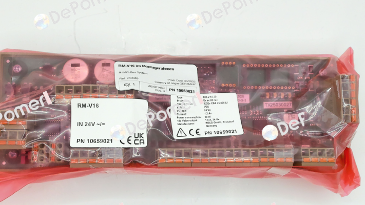 P/N: 10659021, Type: RM-V16 Reco