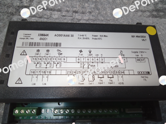 20258900032     SC.6REL.DIX.XM664K FW NEW 230V Dixell