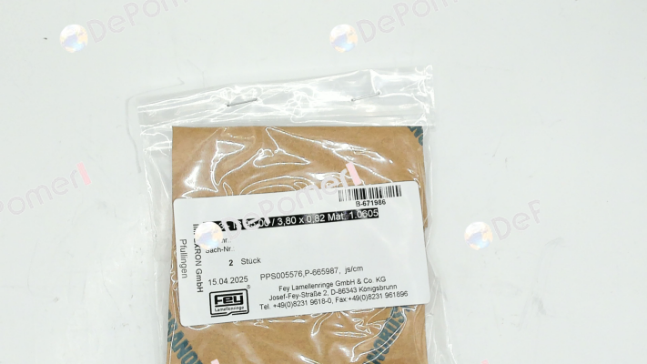 FK 3 - IS 95,00 / 3,80 x 0,82 Mat. 1.0605 (PPS005576) Fey