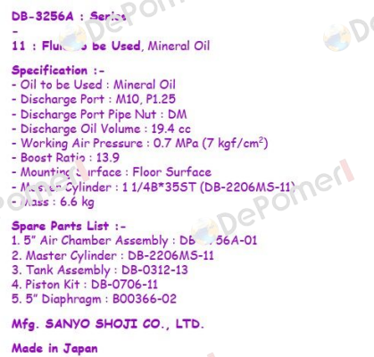 DB-3256A-11 Suntes