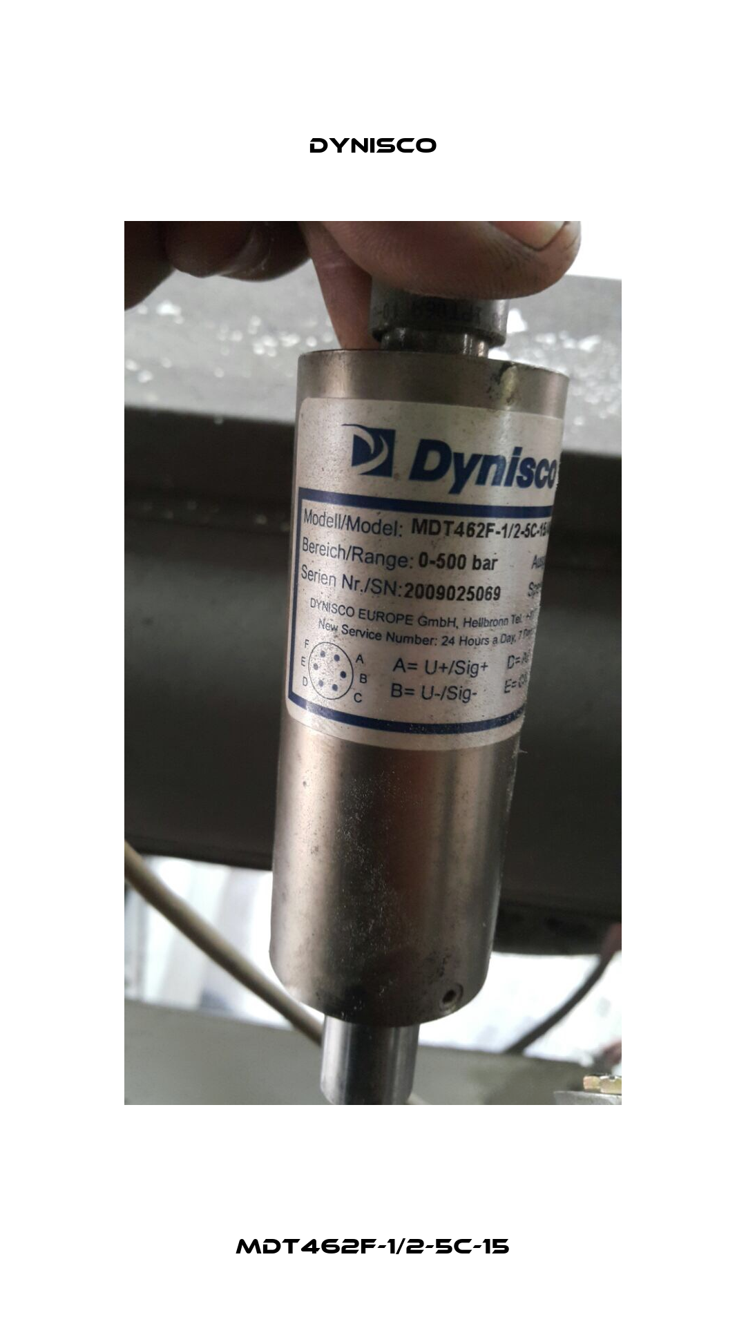 MDT462F-1/2-5C-15 Dynisco