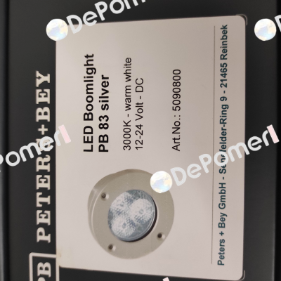 5090800 Type: PB 83 Peters-Bey