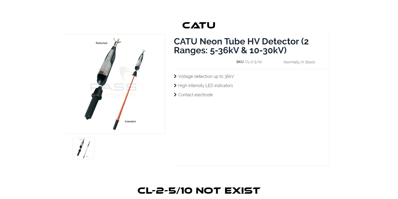 CL-2-5/10 not exist Catu