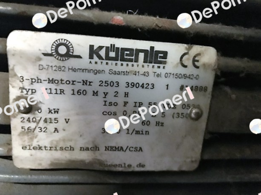 K11R 160 MY2H  oem  Küenle