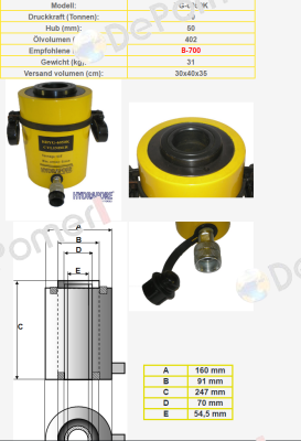 YG-6050K  Hydrafore Power Tools