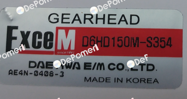 D6HD150M-S354  Excem