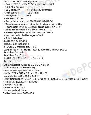 EW222AP521000  Esa