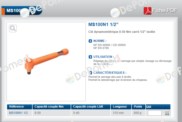 MS100N1 1/2  Sibille Fameca