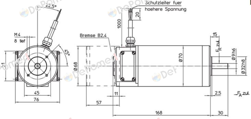 70010511 (S) Type GNM4175A  Engel Motor